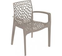 GRAND SOLEIL Grandsoleil Upon Gruvyer Poltrona impilabile, Poliuretano, Jute, 53 x 58 x 81 cm