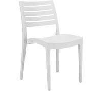 GRANDSOLEIL 24 Sedie Firenze in polipropilene bianco