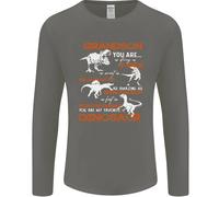 Grandson Voi Sono il Mio Favourite Dinosauro Uomo Maniche