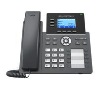 Grandstream GRP2604 IP Phone Nero Cornetta cablata 3 linee 2000 voci LCD lines
