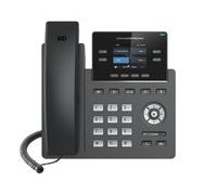 Grandstream GRP2612W IP Phone Nero Cornetta cablata In-band Out-of band Info SIP