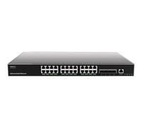 Grandstream GWN7813 - Layer 3 Managed Network Switch, 24x GbE RJ45, 4x SFP+, stackable, optional redundant PSU. Utilizzabile co