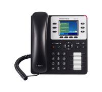 Grandstream GXP2130 v2 IP Phone Nero Grigio Cornetta cablata 3 linee 2000 voci
