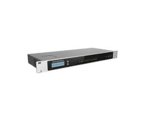 Grandstream UCM6304 PBX in grado di gestire fino a 300 chiamate simultanee e 2000 utenti che unifica le comunicazioni aziendali.