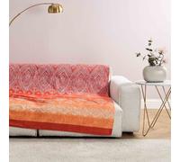 Bassetti Granfoulard Telo Arredo Copridivano, per Divano in Cotone, Copritutto, Vari Usi (Copriletto, Picnic, Tenda, Copritavolo) (CM 180x270, KERALA ARANCIO 01)
