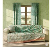 Bassetti Granfoulard Telo Copridivano, Copritutto, Telo Arredo Gran Foulard per divano, Copriletto, Copritavolo, cm 270x270 (TIGULLIO ACQUA)