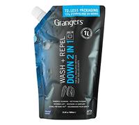 Grangers Wash + Repel Down 2 in 1 | Eco Pouch | 1 litro | Ripristina loft, ravviva l'aspetto e aggiunge impermeabile durevole