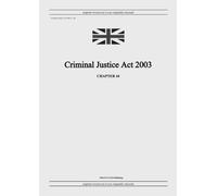 GRANGIS LLC UK Publishing United Kingdom Le Criminal Justice Act 200 (Tascabile)