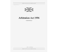 GRANGIS LLC UK Publishing United Kingdom Legi Arbitration Act 1996 (Tascabile)