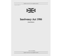 GRANGIS LLC UK Publishing United Kingdom Legis Insolvency Act 1986 ( (Tascabile)