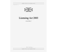 GRANGIS LLC UK Publishing United Kingdom Legis Licensing Act 2003 ( (Tascabile)