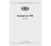 GRANGIS LLC UK Publishing United Kingdom Legisl Scotland Act 1998 (c (Tascabile)