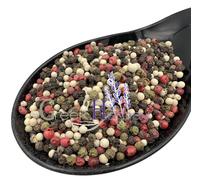 Grani di pepe interi misti 20 gr (0,70 once) - 1,9 kg (4,2 libbre) Piper Nigrum