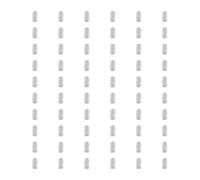 Grani trasparenti M3x6 - Conf. 60 pezzi