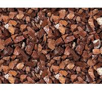 Graniglia, granulato per giardino, Marrone Mogano 40-80 mm (1200 kg)