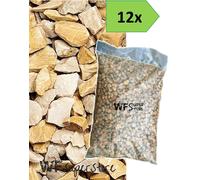 Graniglia marmo Giallo Mori 8/12 - 12 sacchi da 25 kg - sassi pietre giardino