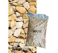 Graniglia marmo Giallo Mori 8/12 - sacco da 25 kg - sassi pietre giardino