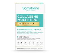 Granions by Somatoline Collagene Marino 5 Tipi Biotina 40 Compresse | Collagene Tipo I, II, III, V e X, Ovomet, Acido Ialuronico, Elastina, Biotina, Vitamina C, Rame, 40 Compresse
