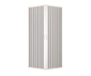 GRANISUD Box Doccia in PVC - 2 Lati - Apertura Angolare - 80 x 90 cm