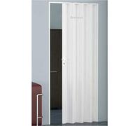Granisud Porta a soffietto scorrevole con serratura e chiave, altezza 204 cm, larghezza 82 cm, altezza 204 x 82 cm, doppia parete