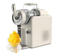 Granita 1,8 l, 150 W, per la casa, 5 programmi preimpostati, pulsante di rotazione, pulizia automatica con un clic, 42,9 x 19 x 39 cm,Off-White