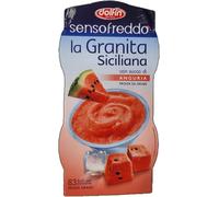 Granita e Sorbetto Siciliani - Senso Freddo Pronti da Gelare - Disponibili in gusti vari - 24 cfz. da 200 ml (ANGURIA)