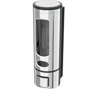 Granitan Dispenser Sapone a Muro 400ml, Elegante, Cromo | Dispenser Sapone e Disinfettante di Qualità, Dispenser a Muro per Hotel, Ufficio, Casa, Erogatore Sapone a Parete