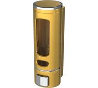 Granitan Dispenser Sapone a Muro 400ml, Elegante, Oro | Dispenser Sapone e Disinfettante di Qualità, Dispenser a Muro per Hotel, Ufficio, Casa, Erogatore Sapone a Parete
