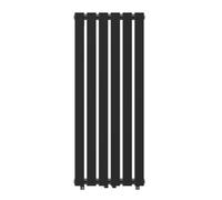 Granitan Termoarredo Bagno 1100x450 cm - 553W - Termo Arredo da Bagno - Termoarredo Idraulico - Termosifone da Parete - Nero