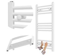 Granitan Termoarredo Bagno 30x100 cm - 271W - Termo Arredo da Bagno - Termoarredo Idraulico - Termosifone da Parete - Bianco