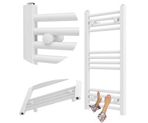 Granitan Termoarredo Bagno 30x100 cm - 271W - Termo Arredo da Bagno - Termoarredo Idraulico - Termosifone da Parete - Bianco