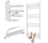 Granitan Termoarredo Bagno 50x100 cm - 385W - Termo Arredo da Bagno - Termoarredo Idraulico - Termosifone da Parete - Bianco