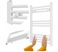 Granitan Termoarredo Bagno 50x70 cm - 273W - Termo Arredo da Bagno - Termoarredo Idraulico - Termosifone da Parete - Bianco