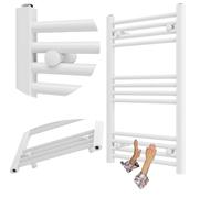 Granitan Termoarredo Bagno 50x80 cm - 322W - Termo Arredo da Bagno - Termoarredo Idraulico - Termosifone da Parete - Bianco