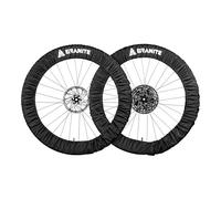 Granite Crust Copriruote per Bici - Adatti a Ruote da 24 a 29 pollici - Protezione da Fango e Sporco per Auto e Casa - Lavabili, Facili da Montare, con Borsa Compatta Inclusa