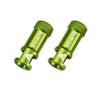 Granite design juicy nipple presta valve core remover cap green