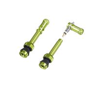 Coppia di valvole tubeless granite design juicy nipple 45mm con tappi verdi bus remover