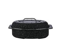 GRANITEWARE 6106 - Rostiera/Cocotte da Forno in Acciaio al Carbonio, 33 x 20 cm