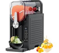 Granitore, 12 timer, macchina per granita da 1.6 litri, autopulente, non necessita di ghiaccio, blocco di sicurezza per bambini, 6 programmi preimpostati, granita, cocktail, milkshake, frappé, vino