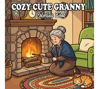 Granny Coloring Book: 70 Cozy & Heartwarming Granny Moments for Relaxation