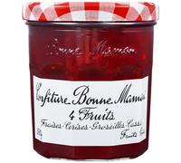 Granny Jam 4 Frutta Ciliegie Fragole Ribes Lamponi Jackpot 370 G