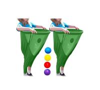 Granny Pants Outdoor Game for Adults, Granny Pants Yard Game, Yard Games Field Family Reunion Giantgames Sets with 4 Bouncy Balls and 1 Air Pump (Green)