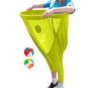Granny Pants - Set da gioco da giardino, facili da trasportare, divertenti pantaloni giganti elastici | con 2 palline rimbalzanti per giochi all'aperto | borse da corsa per giochi all'aperto e