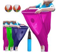 Granny Pants Yard Game Set, 2025 New Giant Outdoor Freaky Funny Pants Party Game con palle rimbalzanti, divertente riunione di famiglia e relè di squadra giochi di lancio ricreativi, gli ultimi giochi
