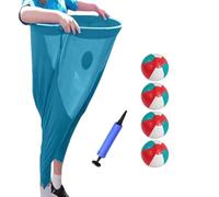 Granny Pants Yard Game,Yard Games Field Day Family Reunion Game Giant Outdoor Game Sets for Adults,Elastic Balls+Pump,Giant Outdoor Recreational Tossing Games (1set-D)