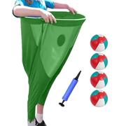 Granny Pants Yard Game,Yard Games Field Day Family Reunion Game Giant Outdoor Game Sets for Adults,Elastic Balls+Pump,Giant Outdoor Recreational Tossing Games (1set-B)