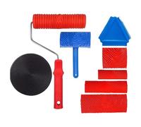 Grano di legno multiuso muro a secco Compound Roller Covers Pack di 8 accessori per pittura professionale a parete e soffitto Strumento di pittura professionale