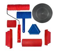 Grano di legno multiuso muro a secco Compound Roller Covers Pack di 8 accessori per pittura professionale a parete e soffitto Strumento di pittura professionale