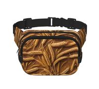 Grano stampato multifunzionale marsupio unisex trendy messenger bag, viaggio sport storage bag