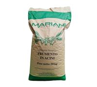 Grano Tenero per Polli e Galline NO OGM | Frumento Tenero in acini per Polli e Galline | Ideale anche per Piccioni e altri avicoli (20 kg)